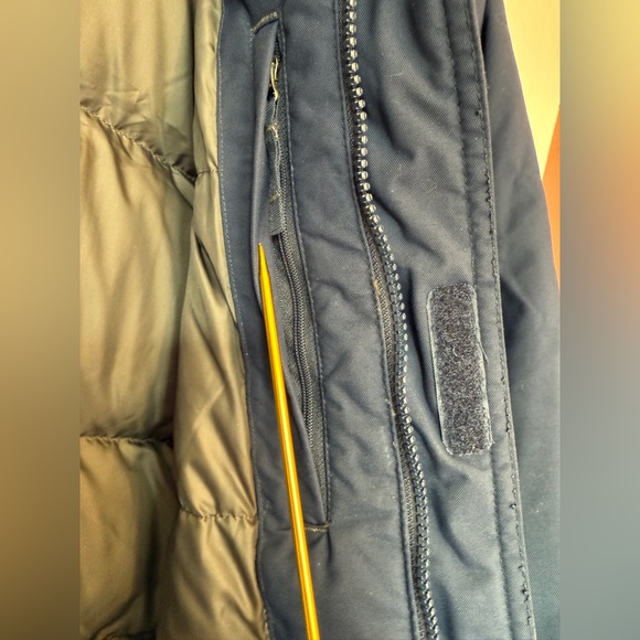 Eddie Bauer Men’s Navy Premium DOWN Hooded Weatheredge Parka NWOT-Large - Picture 10 of 14